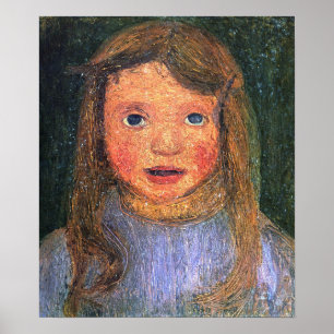 Poster Modersohn-Becker - Chefe De Uma Menina (Elsbeth)
