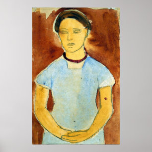Poster Modersohn-Becker - Estudo Para Lee Hoetger