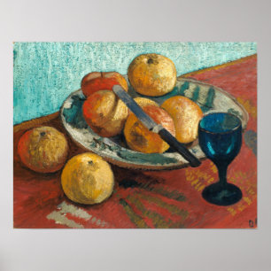 Poster Modersohn-Becker - Vida Estática Com Maçãs E Vi