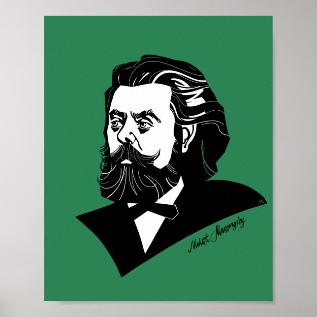 Poster Modesto Mussorgsky (Frente)