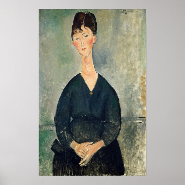 Poster Modigliani - Cafe Singer 1917 (Frente)
