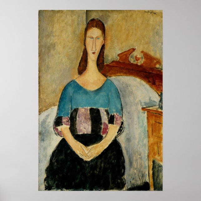 Poster Modigliani - Jeanne Hebuterne 1919 (Frente)