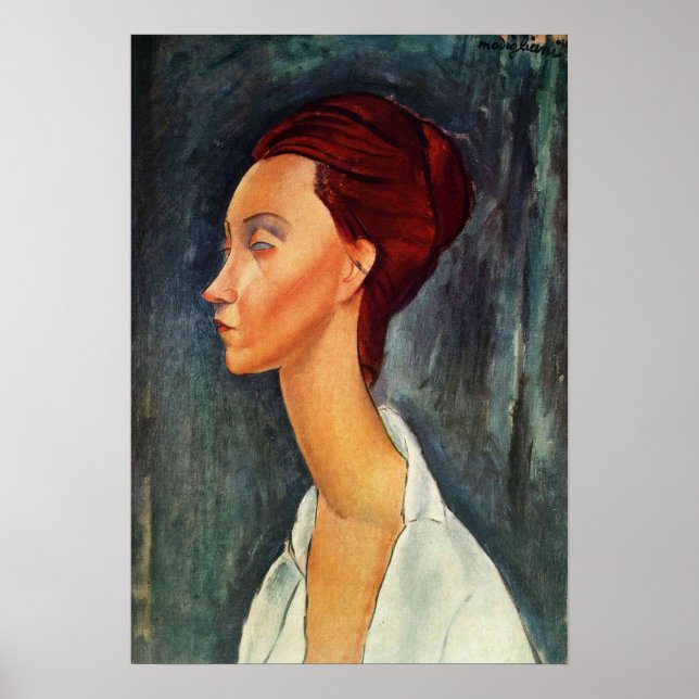 Poster Modigliani - Lunia Czechowska 1919 (Frente)
