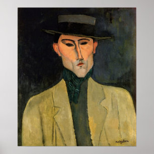 Poster Modigliani - Man With Hat 1915