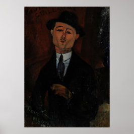 Poster Modigliani - Paul Guillaume 1915