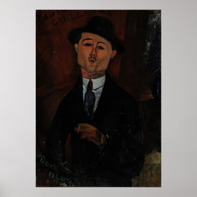 Poster Modigliani - Paul Guillaume 1915 (Frente)