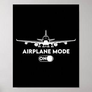 Poster Modo Avião Presente Voo C172 Piloto