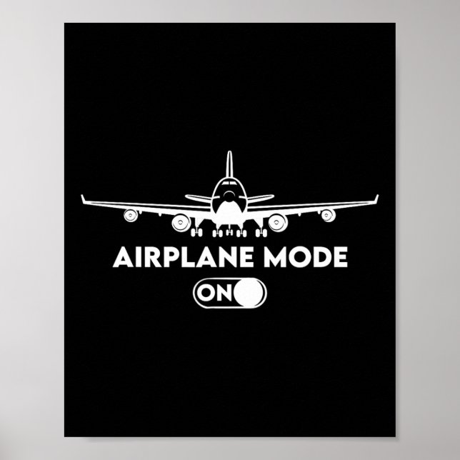 Poster Modo Avião Presente Voo C172 Piloto  (Frente)