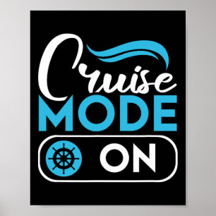 Poster Modo Cruzeiro Em Cruzeiro De Balsa Cruzeiro Viagem