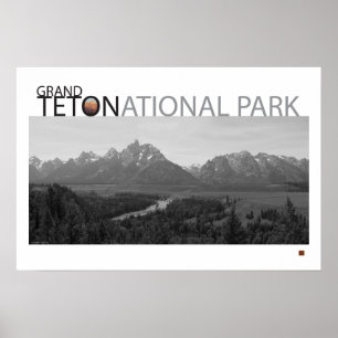 Pôster Modo de Exibição GRAND TETON NAT’L PARK-Wyomin