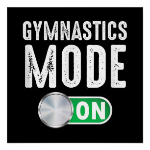 Pôster Modo De Ginástica No Atleta De Gymnast Legal