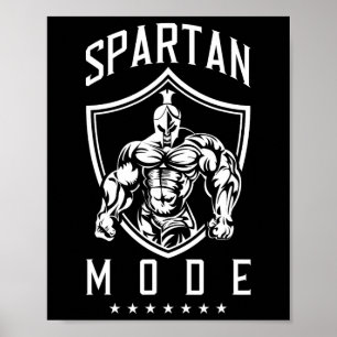 Poster Modo de Workout Spartan Malhação Gym Sparta Bodybu