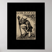 Modo Duende Goblincore Estética Vintage Engraçado