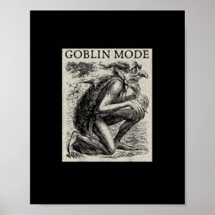 Poster Modo Duende Goblincore Fairycore Grunge Medieval
