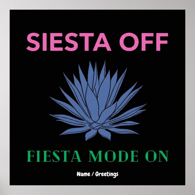 Poster Modo Festa Ligada Agave Art (Frente)
