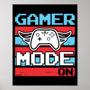Poster Modo Gamers Ativado