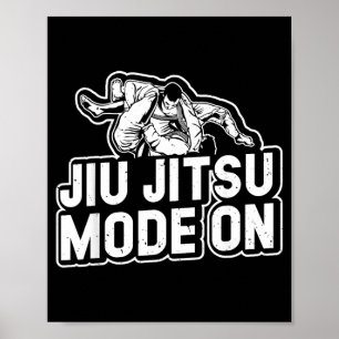 Poster Modo Jiu Jitsu Ativado - Jiu Jitsu Brasileiro