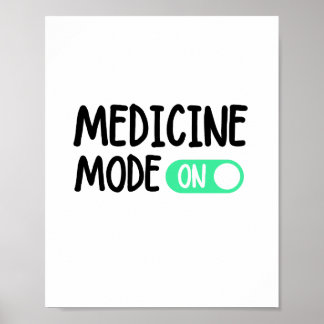 Poster Modo Medicina no T-Shirt