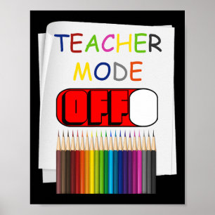 Poster Modo Professor Desligado