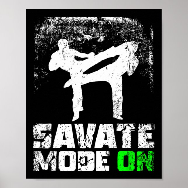 Poster Modo Savate Ativado  (Frente)