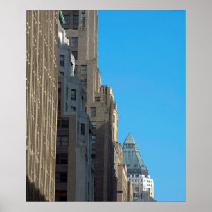 Poster Modos de construção Manhattan Nova Iorque EUA