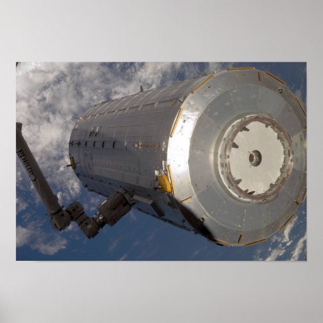 Pôster Módulo 3 Pressurizado Japonês Kibo (Frente)