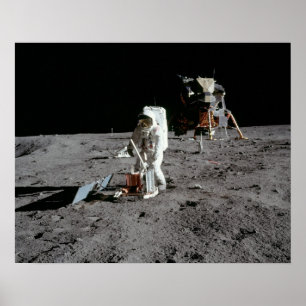 Poster Módulo Astronaut & Lunar Apollo 11 "Águia"