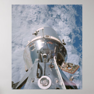 Pôster Módulo de Comando Apollo 9 encaixado com Módulo