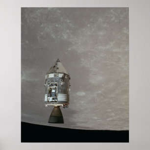 Poster Módulo de serviço de comando de Apollo 15 acima 