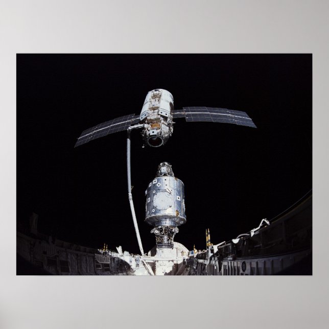 Pôster Módulo Zarya Russo para Módulo de Unidade (ISS) (Frente)