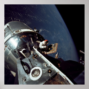 Pôster Módulos de comando e de serviço de Apollo 9