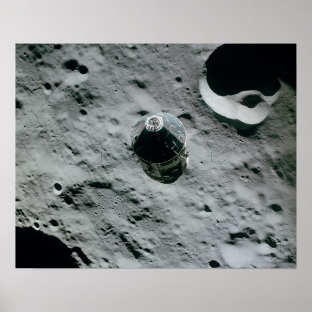 Poster Módulos de Comando e Serviço do Apollo 16 (Frente)