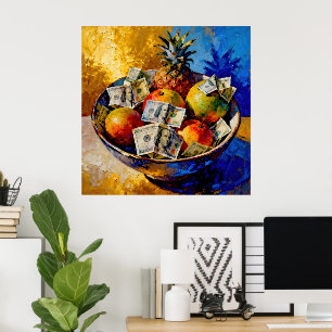 Poster "Moeda da Natureza" - Frutas do meu Trabalho