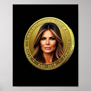Poster Moeda de Trump e Melania Lança Meme Coin Trum