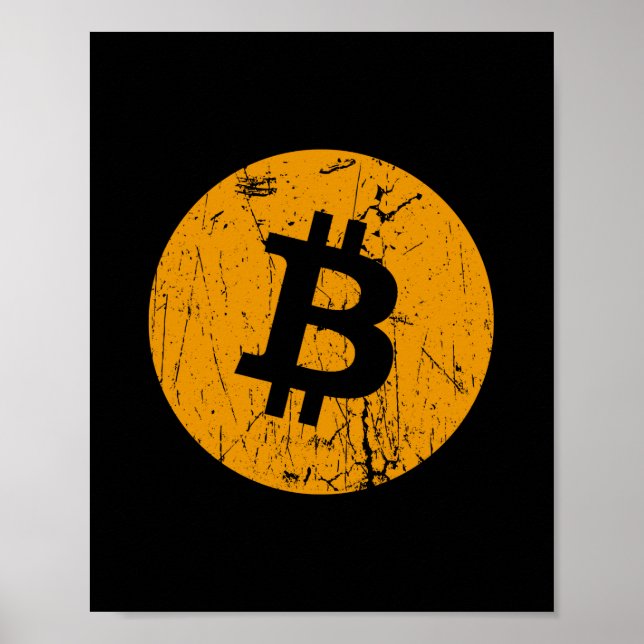 Poster moeda digital bitmoney moeda moeda bloqueadora (Frente)