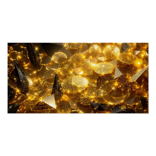 Pôster Moedas de ouro (Frente)