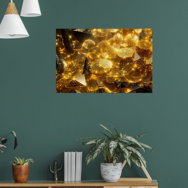 Poster Moedas de ouro (Sala de Estar 1)