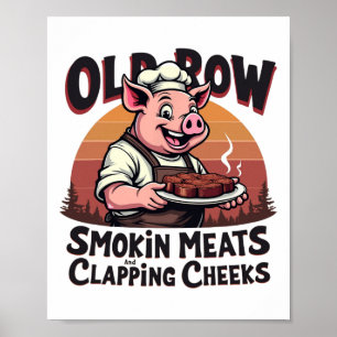 Poster Moedas Para Fumar E Amarrar Cheeks Churrasco Engra