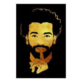 Pôster Mohamed Salah, o Rei do Futebol Egípcio