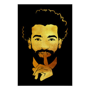 Pôster Mohamed Salah, o Rei do Futebol Egípcio
