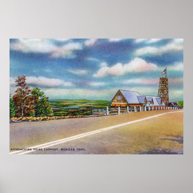 Pôster Mohican Trail Aproximando-se da Cena de Pesquisa d (Frente)