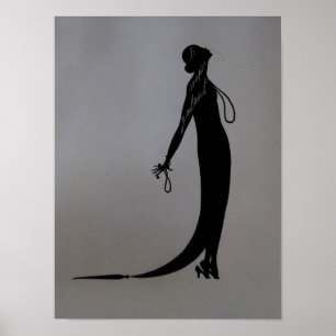 Pôster Moi Fashion Plate CANVAS & SIZE OPTIONS -