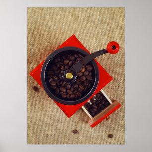 Poster Moinho de café da Vintage