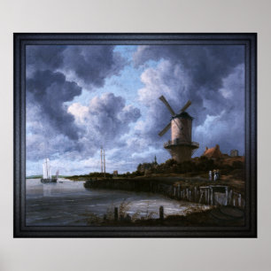 Poster Moinho de vento do Wijk bij Duurstede
