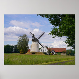 Poster Moinho de vento Petershagen Friedewalde