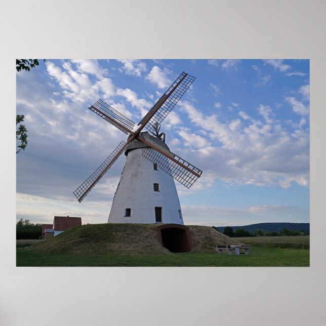 Poster Moinho de vento Veltheim (Frente)
