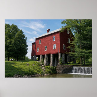 Poster Moinho de York Fentress County — Arte de IA (Sem T