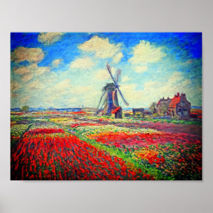 Poster Moinho dos Campos da Tulip Monet