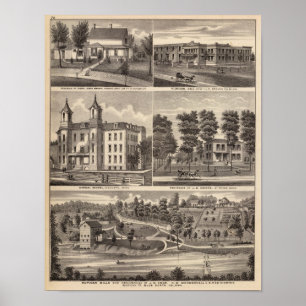 Poster Moinhos e residências de Rapidan em Rapidan,