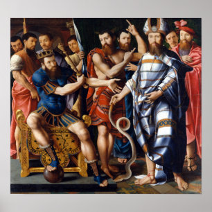 Poster Moisés e Aaron antes de Faraó